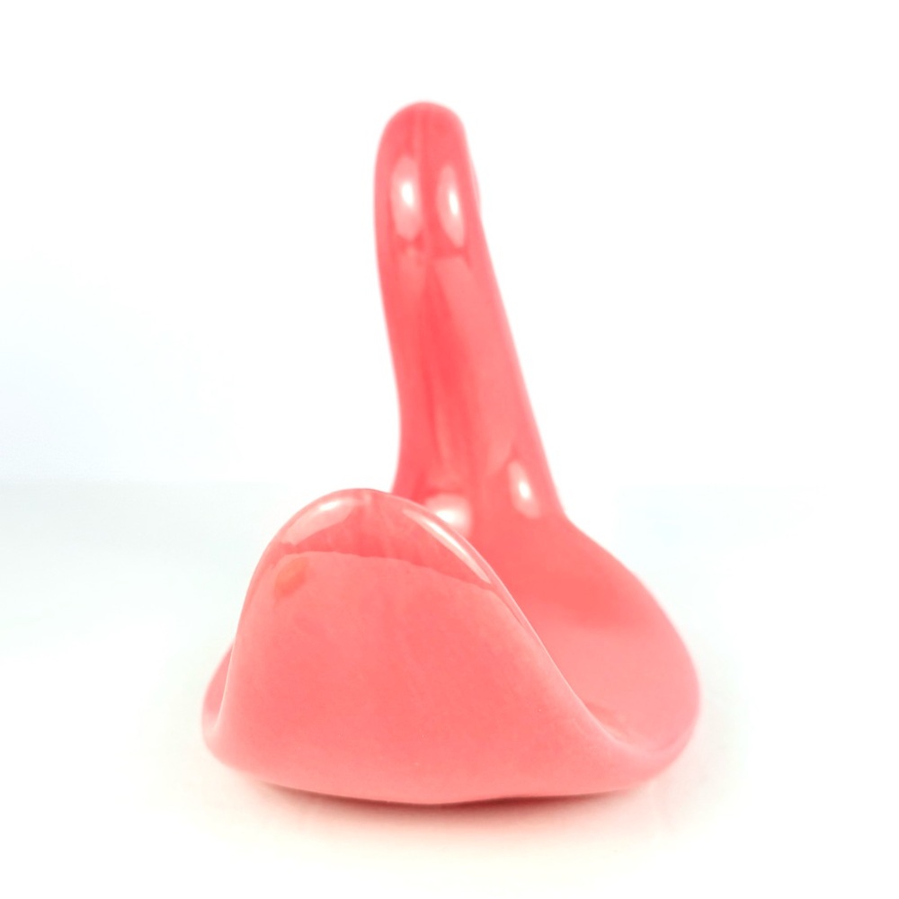 Vintage 1986 Mauve Pink Ceramic Swan Decor Hand Towel Holder. Romance Sweetness - Picture 7 of 12